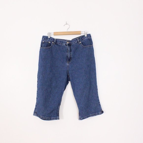 Northern Reflections Pants - *Northern Reflections Denim Medium Wash Bermuda Shorts